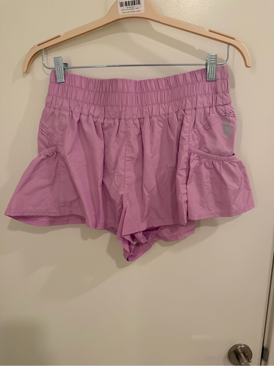 FP Movement by Free People Pants - Free People Movement Lavender Ruffle Running Shorts Size M